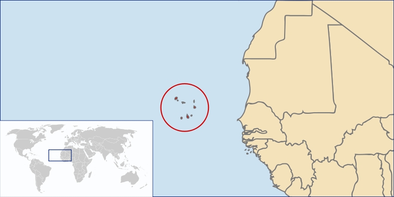 Cabo Verde location.png - [no] Cabo Verde p verdenskart [pl] Cabo Verde na mapie